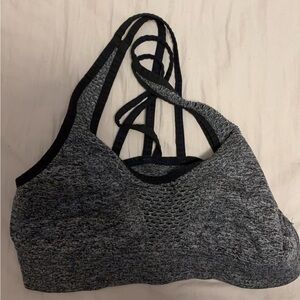 Grey and black Victoria secret sports bra